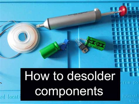 How To Desolder Components Hobby Electronic Soldering And Construction