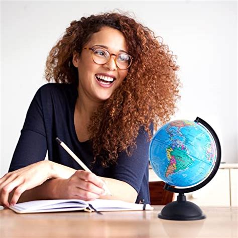 Rotating World Globe With Stand For Kids Learning Spinning Earth Globe
