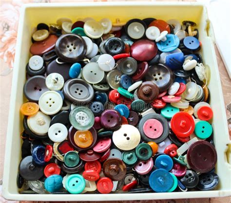 The Big Set Of Various Buttons Stock Photo Image Of Cloth Assorted