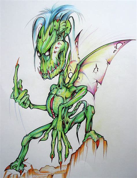 Naughty Fairy Drawing By Brian Gibbs