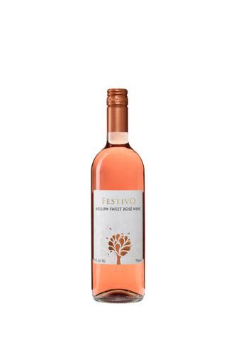 Festivo Mellow Sweet Rose Sweet Wine Bottle 750 Ml Liquor Beer