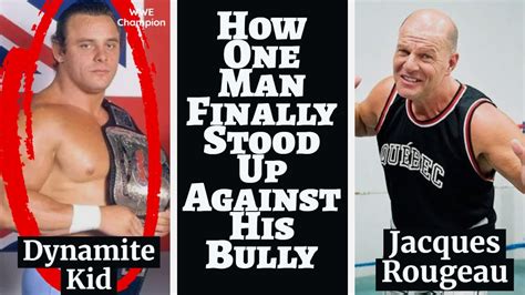 Jacques Rougeau And Tom Billington Dealing With A Bully A Real Cold