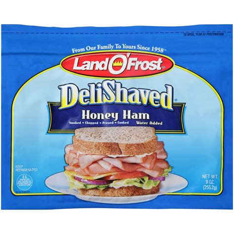 Land O Frost Deli Shaved Honey Ham 9 Oz Shipt