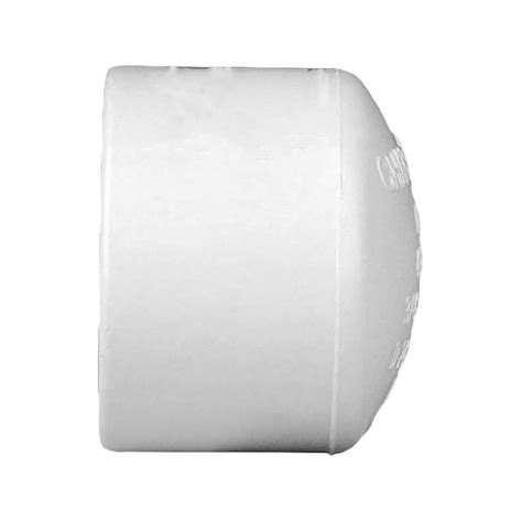 Charlotte Pipe 3 4 In Schedule 40 Pvc Socket Cap White Nsf Safety Listed In The Pvc Pipe