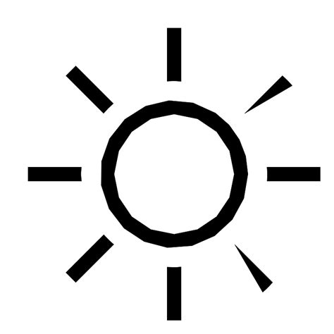 Brightness Vector Svg Icon Svg Repo