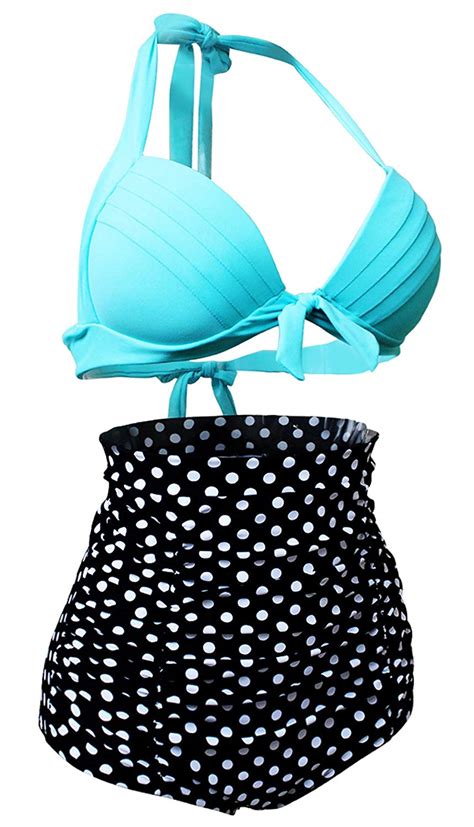 Womens High Waist Bikini Set Trendy Summer Fashion Swimsuit