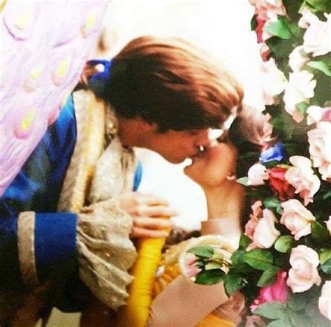 Adam And Belle Kiss Disney