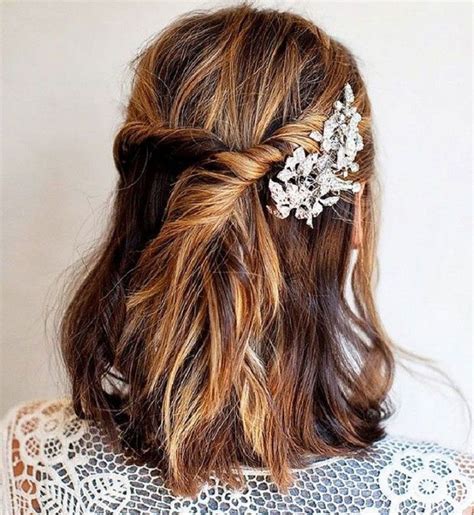 Penteados Para Casamento Para Cabelo Curto 5 Acessórios Para Usar