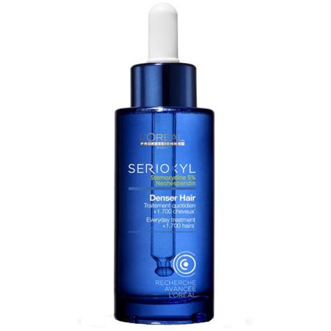 A molecule that mimics the environment required for stem cell stimulation to awaken dormant follicles for. L'Oréal Professionnel Serioxyl Serum Denser Hair - sérum ...