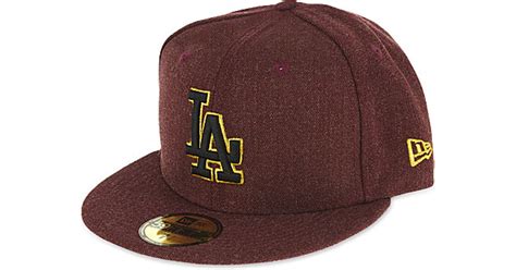 The caps that you can design come from yupoong and new era, ensuring the highest quality and a perfect fit. KTZ Synthetic 59fifty La Dodgers Fitted Cap in Maroon/Gold ...