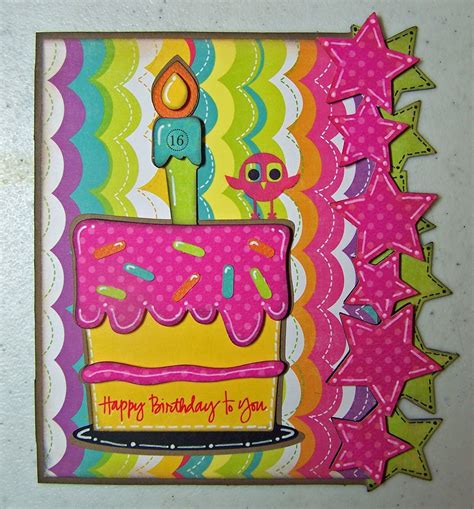 26 Cricut Birthday Card Ideas Scrappins A Hoot