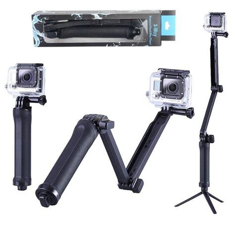 It was the low light feature that was making me wonder about the hero4 silver but i couldn't pass up the cheap bundle costo are selling with 2 lipo batteries. New GoPro Accessories Collapsible 3 Way Monopod Mount ...