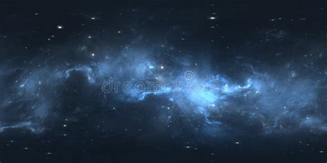 Space Background With Purple Nebula And Stars Panorama Environment