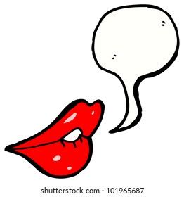 Cartoon Sexy Lips Stock Illustration Shutterstock