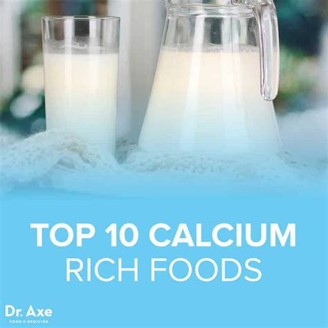 Top 10 Calcium Rich Foods