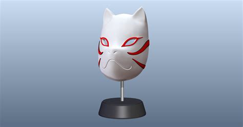 Stl File Kakashi Hatake Anbu Mask 🎭・3d Printing Template To Download・cults