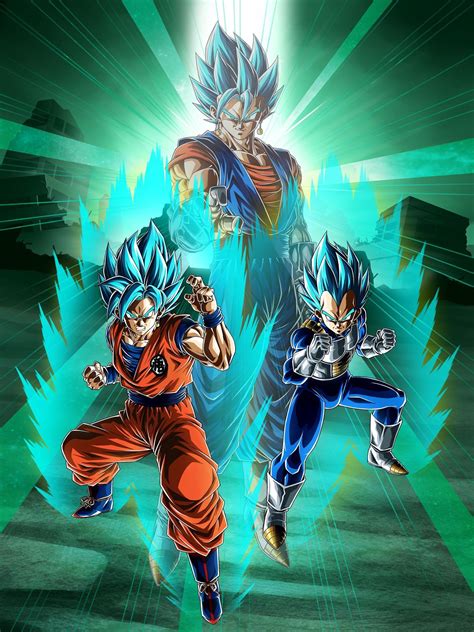 Dragon ball super 61 : Super Saiyan Blue Goku, Super Saiyan Blue Vegeta and ...