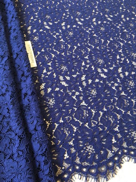 Dark Blue Lace Fabric Guipure Lace Lace Fabric From Imperiallace Com