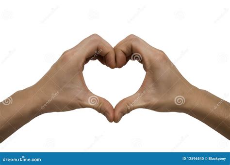 Hands Forming A Heart Shape Stock Photo Image Of Affection Palms