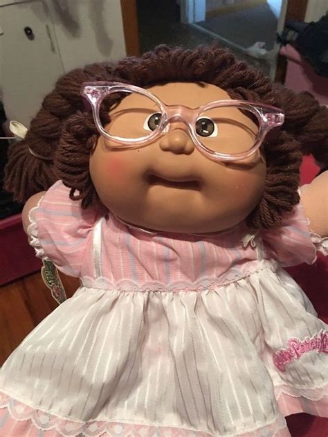 Vintage 1983 Cabbage Patch Doll With Clothes Snd Glasses Cabbage