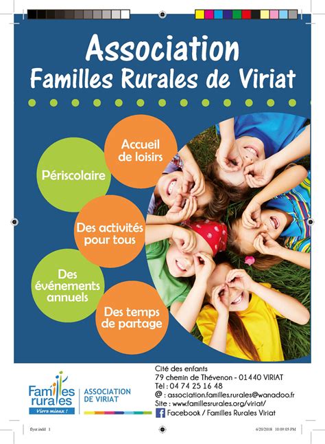 Présentation Association Familles Rurales De Viriat