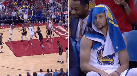 Watch Demarcus Cousins Hilariously Passes Ball To An Open Steph Curry Who Was On The Bench