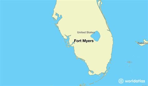 Where Is Fort Myers Fl Fort Myers Florida Map