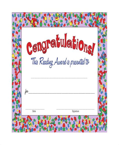 9 Congratulation Certificate Templates Free Printable Word And Pdf
