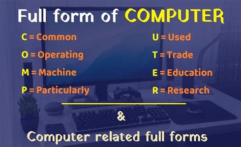 What Is The Full Form Of Computer