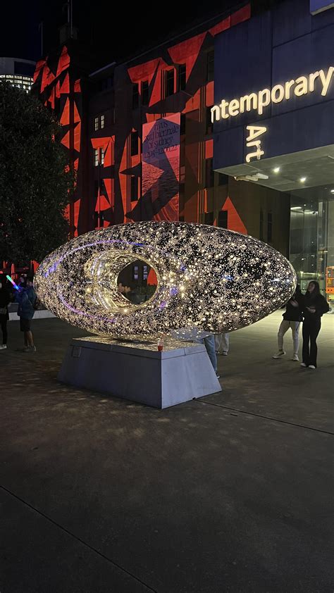 Vivid Sydney 2022 . Contemporary Art Museum : sydney