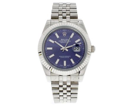 Die marke rolex ist seit vielen jahrzehnten für die herstellung von außergewöhnlichen uhren bekannt. Replica Rolex - Datejust 41 Jubilee Blau - Bester Replica ...