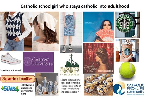 Catholic Schoolgirl Who Stays Catholic Into Adulthood Starter Pack
