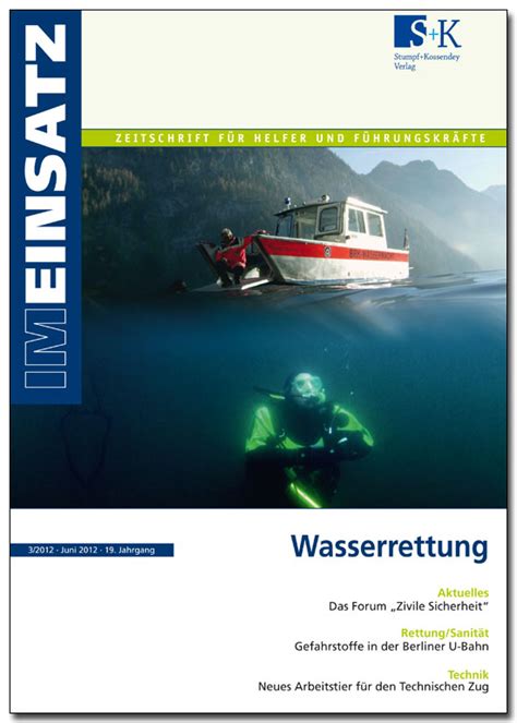 Bestandsaufnahme Beim Wasserrettungsdienst Sk Verlag Für Notfallmedizin