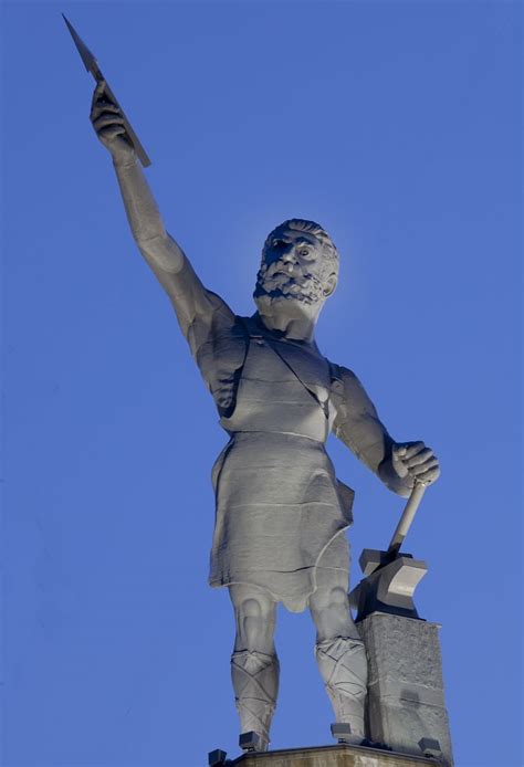 Built on red mountain which was mined for iron ore, the vulcan park statue is a symbol of the mines and factories in and around birmingham, alabama. On this day in Alabama history: Vulcan copyright granted ...