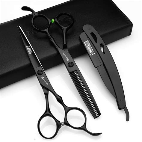 These hair cutting scissors are an absolute dream for anybody learning to cut hair at home and wanting to get everything they need in one place. 2018 Japan 440c imported professional hair scissors ...