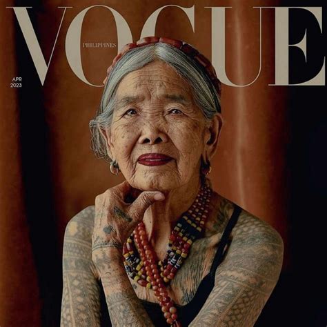 Year Old Indigenous Tattoo Artist Apo Whang Od Becomes Vogue S Oldest Cover Star Good