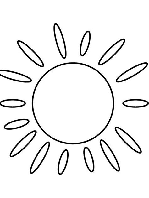 Sun Coloring Pages Download And Print Sun Coloring Pages