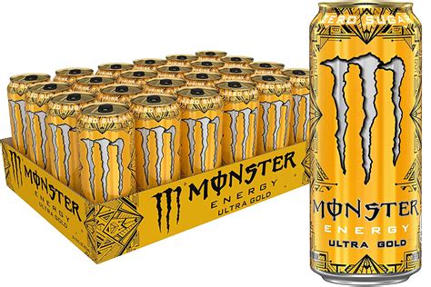 Monster Energy Ultra Gold zuckerfreier Energydrink 473 ml 24 Stück