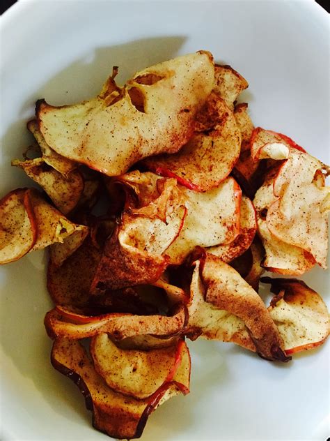 Food Pic Air Fried Apple Chips With Cinnamon The Air Fryer Is The