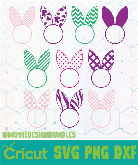 Easter Bunny Ears Easter Day Logo Svg Png Dxf Movie Design Bundles