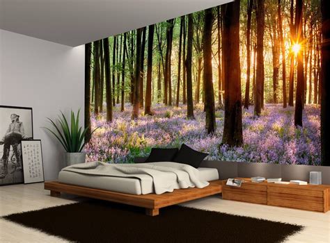 Details About Forest Trees Plants Nature Floral Wall Mural Photo Wallpaper Giant Wall Decor In