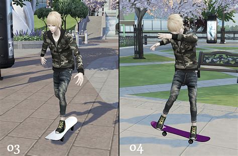 My Sims 4 Blog Skateboard Poses By Haneco