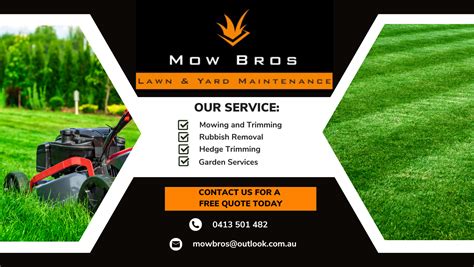 Mow Bros Lawn And Yard Maintenance Rockhampton Qld