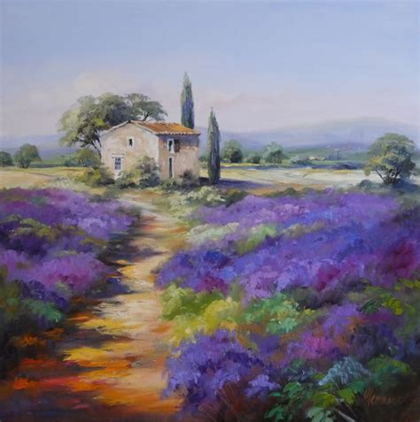 Superbonus, renoviere ein haus in der toskana. Weg durch Lavendelfelder in der Haute-Provence. Ein Haus ...