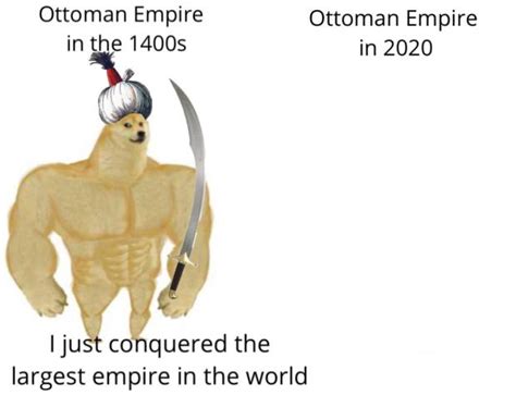 Ottoman Empire In The 1400s Ottoman Empire In 2020 Swole Doge Vs