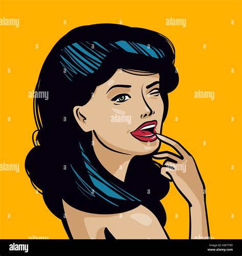 Illustration Mouth Woman Hi Res Stock Photography And Images Alamy