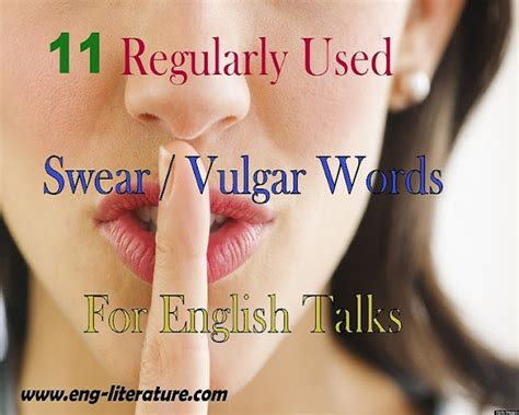 11 Frequently Used Swear Or Vulgar Words For English Communication