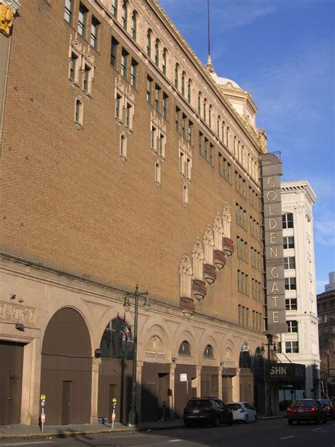 San Francisco Theatres The Golden Gate Theatre History And Exterior