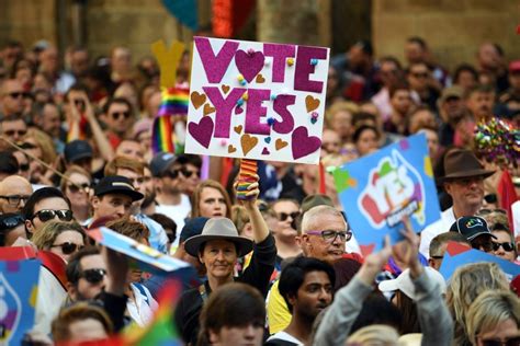 Sydney Gay Marriage Rally Draws Record Crowd As Australias Contentious Postal Vote Nears