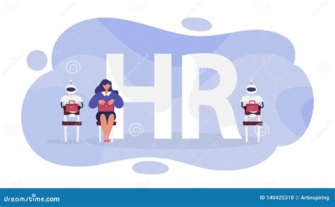 Human Resources Concept Idea Of A Recruitment Stock Vector Illustration Of Person Leader